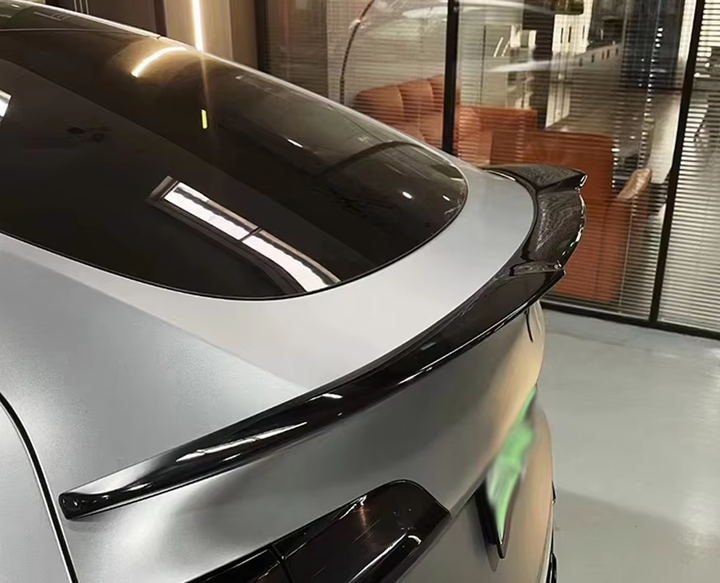 Спойлер Tesla Model Y стиль Balbe черный глянцевый ABS-пластик (2020-...) - Фото 3 Спойлер Tesla Model Y стиль Balbe черный глянцевый ABS-пластик (2020-...) - изображение 3