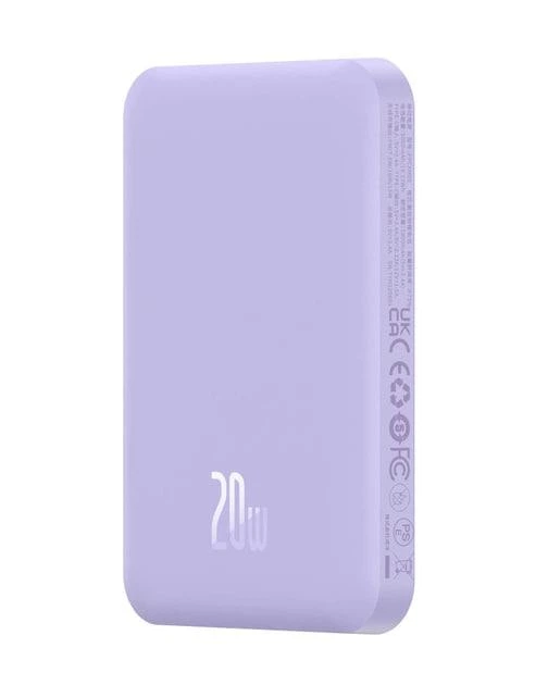 УМБ Baseus Magnetic Mini Wireless Fast Charge 5000 mAh 20W Purple P10022107513-00 - зображення 5
