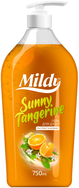 Акція на Жіночий гель для душу Biossot Mildy Sunny Tangerine 750 мл від Rozetka