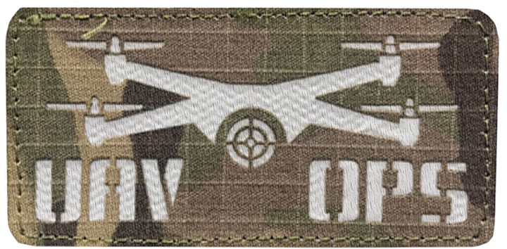 Военный шеврон Shevron.patch с Дроном-камикадзе на липучке (DRON12) - изображение 1