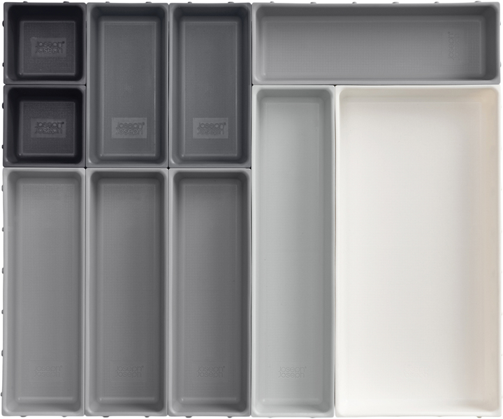 Modułowy organizer do szuflady Joseph Joseph Blox 10 elementów Szary (5028420003918) - obraz 3