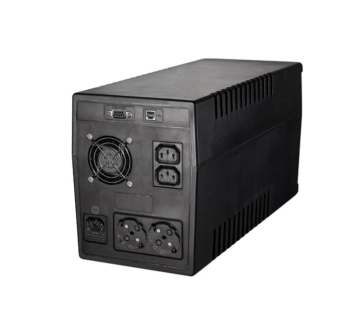Джерело безперебійного живлення KSTAR UA120 1200VA/ 720W, 230V, 2x7AH, LCD Display, SHUKO - зображення 2
