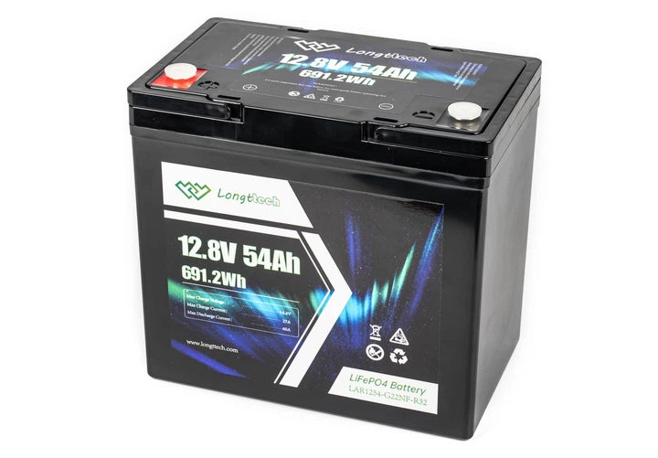 Батарея Longttech LAR1254-G22NF-R32 LiFePo4 12.8В 54Аг/52,5Аг - изображение 3