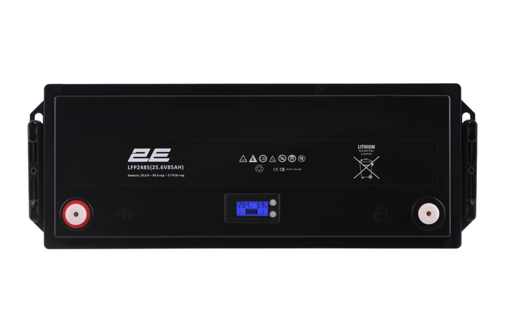 Батарея LiFePO4 2E 2E-LFP2485-LCD 24В, 85 Аг, LiFePO4. BMS, 8S, LCD екран - изображение 4