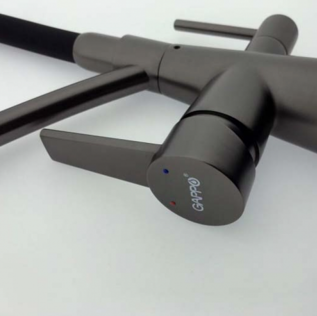 Кухонный смеситель Gappo G4398-19 с подключением к фильтру и гибким изливом - изображение 3