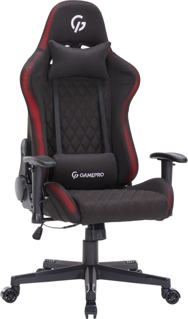 Игровое кресло GamePro GC700FB RGB Size L Fabric Black (GC700FB) - изображение 2