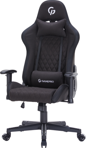 Игровое кресло GamePro GC700FB RGB Size L Fabric Black (GC700FB) - изображение 6