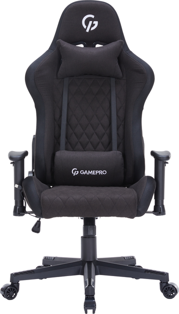 Игровое кресло GamePro GC700FB RGB Size L Fabric Black (GC700FB) - изображение 7