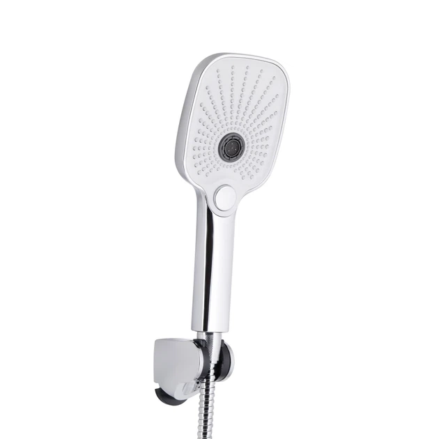 Змішувач для ванни Qtap Gemini з душовим гарнітуром QTGEM259CRW45683 Хром / Білий - Фото 5 Змішувач для ванни Qtap Gemini з душовим гарнітуром QTGEM259CRW45683 Хром / Білий - зображення 5