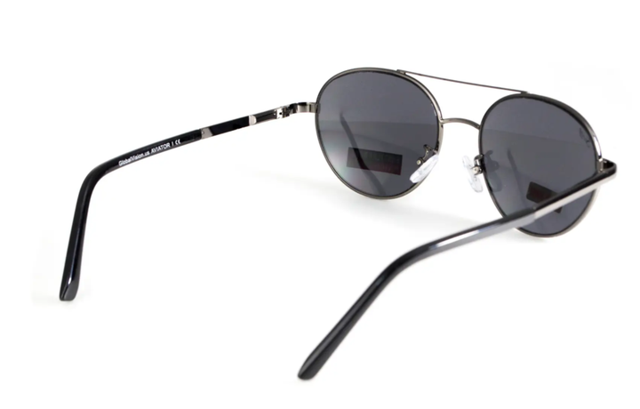 Окуляри Global Vision Aviator-1 (gray), чорні - зображення 2