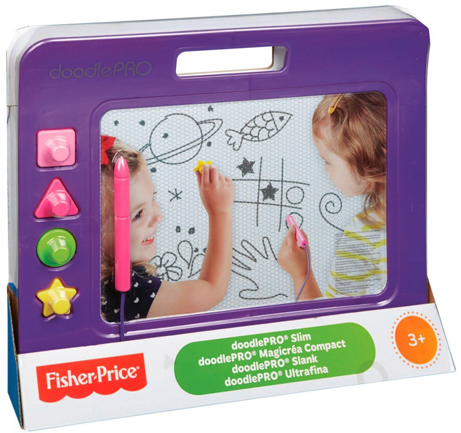 Магнітна дошка Fisher Price для малювання Фіолетова (0887961080384) - зображення 1