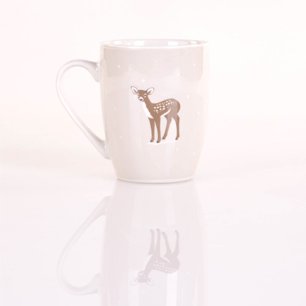 Кухоль Boltze Home Bambi Візерунок 2 з мотивом оленя 350 мл (5902973443240) - зображення 4