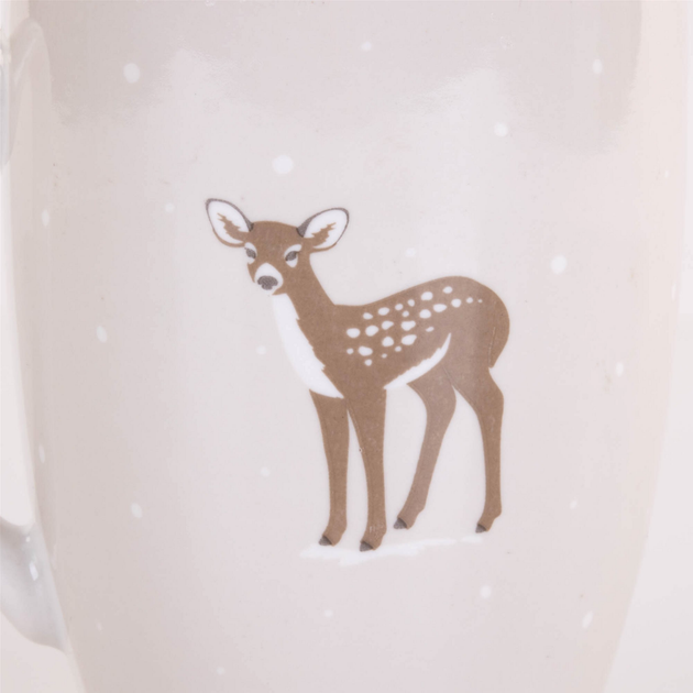 Кухоль Boltze Home Bambi Візерунок 2 з мотивом оленя 350 мл (5902973443240) - зображення 5