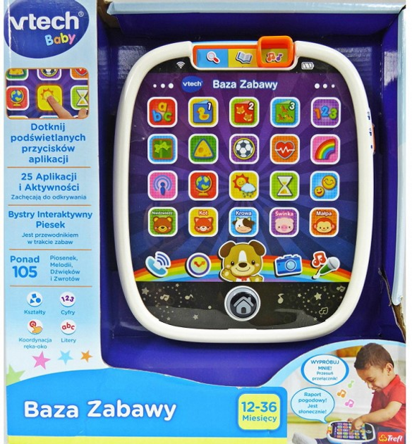 Interaktywny tablet VTech Baza zabawy (5900511611731) - obraz 1