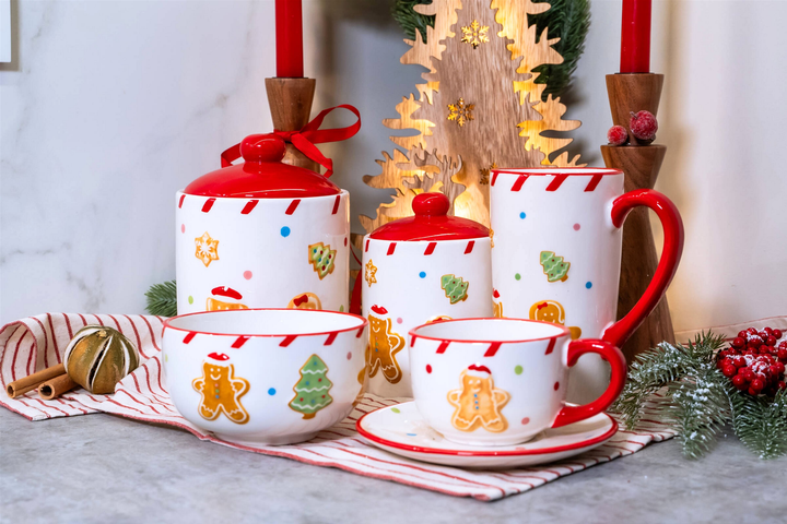 Мисочка Home Styling Collection Gingerbread святкова Ø 12 см (8720573822596) - зображення 3