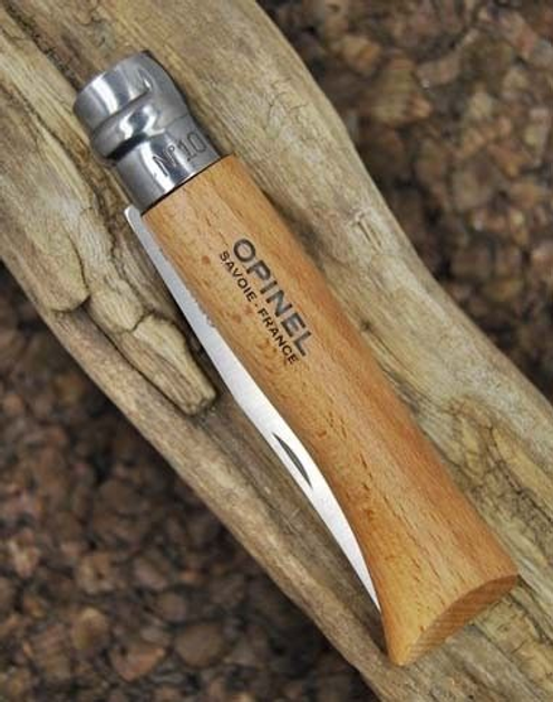 Нож Opinel Inox 10 VRI бук - изображение 2