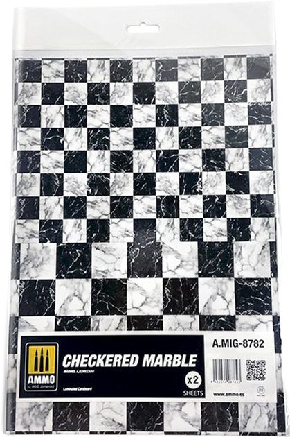 Arkusz dekoracyjny Ammo Checkered Marmur (8432074087823) - obraz 1