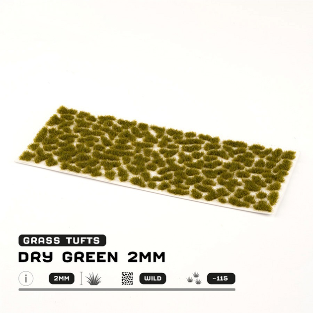 Trawa do dekoru Gamers Grass 2 mm 115 szt Sucho-zielona (738956790835) - obraz 2