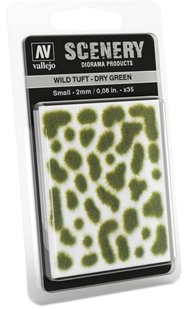 Trawa do dekoru Vallejo SC401 Scenery Dry Green 2 mm x 35 (8429551985994) - obraz 1