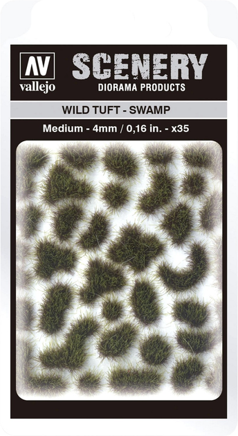 Trawa do dekoru Vallejo SC405 Scenery Wild Tuft Swamp 4 mm x 35 (8429551986038) - obraz 1