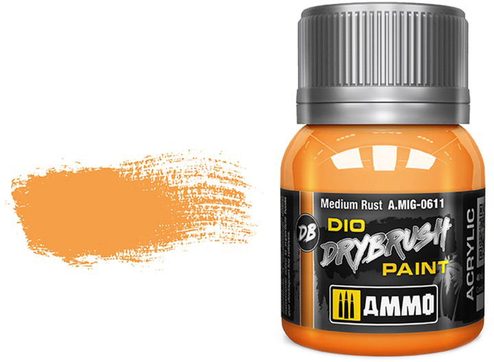 Фарба Ammo DIO Drybrush 40 мл Середня Іржа (8432074006114) - зображення 1