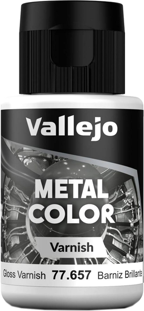 Lakier Vallejo 77.657 Metal Varnish Gloss 32 ml (8429551776578) - obraz 1