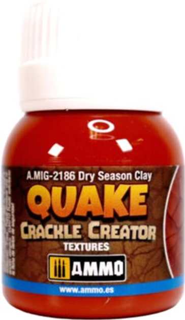 Farba pękająca Ammo Quake Crackle Creator Textures Dry Season Clay 40 ml (8432074021865) - obraz 2