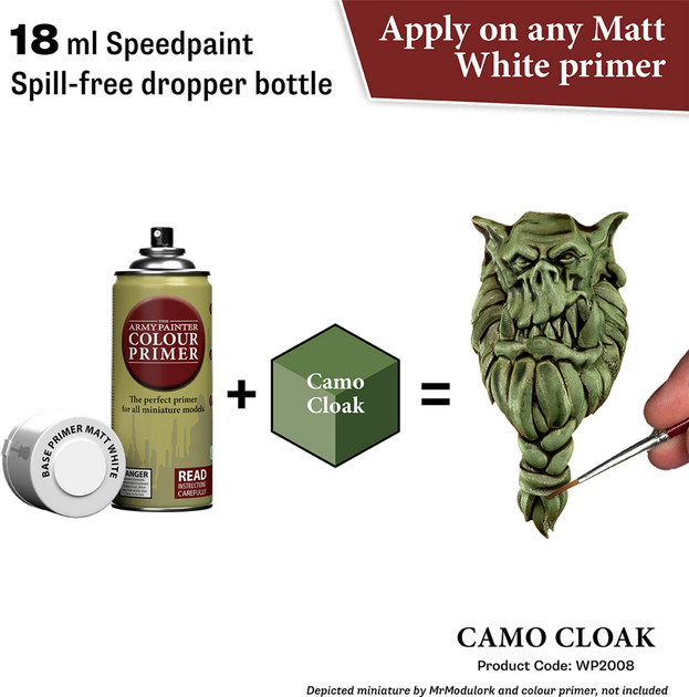 Farba The Army Painter Speedpaint 2.0 Camo Cloak 18 ml (5713799200883) - obraz 2