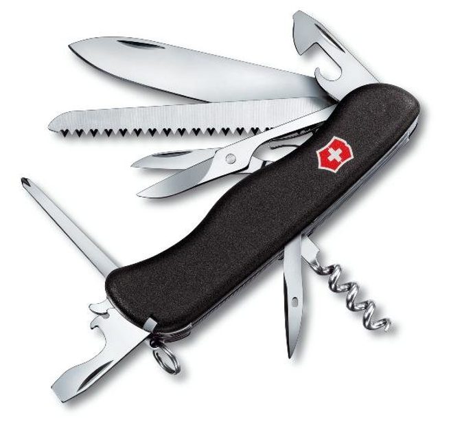 Ніж Victorinox OUTRIDER (червоний, чорний) - зображення 1