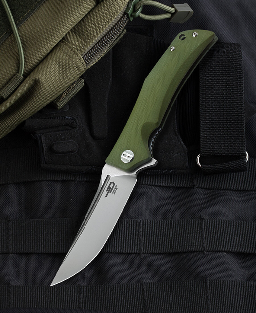 Нож складной Bestech Knife SIMITAR Army Green (BG05B-1) - изображение 2