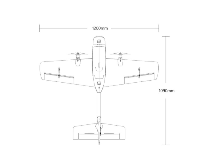 Літак Heewing T2 Cruza KIT (Grey) - зображення 6