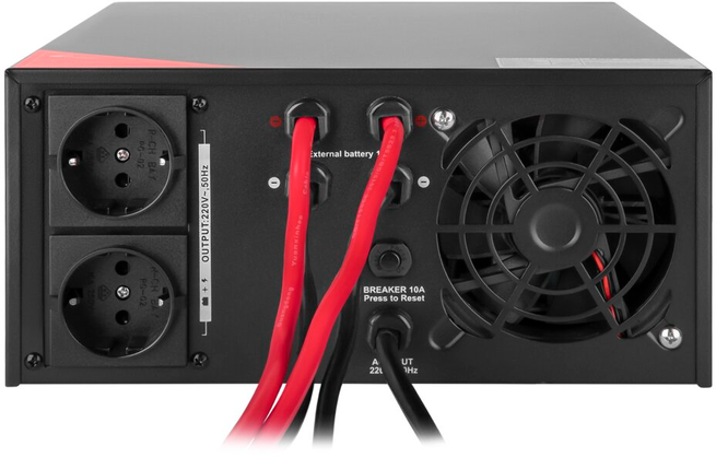 ДБЖ LogicPower LPM-PSW-1500VA (1050 Вт) Black (22754) - зображення 2