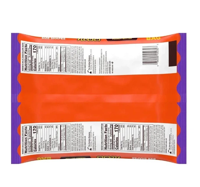 Шоколадные конфеты Reese's Halloween Assorted с арахисовым маслом 408 г - изображение 2
