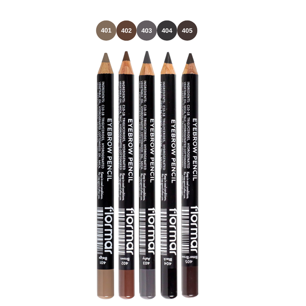 Карандаш для бровей Flormar Eyebrow Pencil, № 404 Чёрный - Фото 3 Карандаш для бровей Flormar Eyebrow Pencil, № 404 Чёрный - изображение 3
