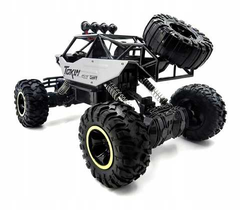 Машинка на радиоуправлении 1:12 4WD большая 37см Rock Crawl Silver з пультом автомобиль внедорожник монстртрак - изображение 3