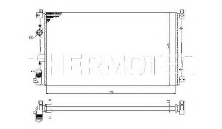 Радиатор Thermotec (D7R010TT) - изображение 1