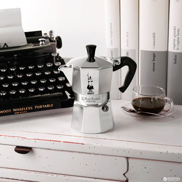 Гейзерная кофеварка Bialetti Moka Express 3 чашки 130 мл Металл (8006363011624) - изображение 7
