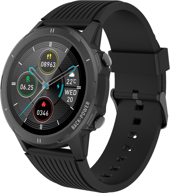 Smartwatch Denver SWC-351 Black (5706751055218) - obraz 1