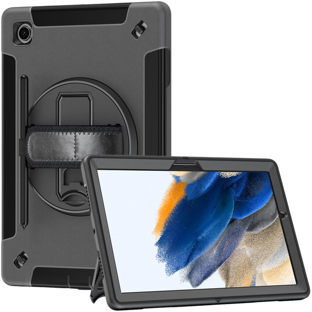 Чохол 4smarts Rugged Case Grip для Samsung Galaxy Tab A8 10.5" Black (4252011901296) - зображення 3