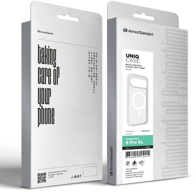 Чехол для смартфона ArmorStandart Uniq MagCase для Google Pixel 10 Pro XL Clear (ARM80915) - Фото 2 Чехол для смартфона ArmorStandart Uniq MagCase для Google Pixel 10 Pro XL Clear (ARM80915) - изображение 2