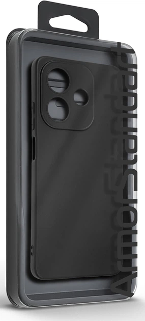 Чехол для смартфона OPPO A3 4G/A3x 4G/A40m 4G ArmorStandart Matte Slim Fit Black Camera cover (ARM80882) - Фото 5 Чехол для смартфона OPPO A3 4G/A3x 4G/A40m 4G ArmorStandart Matte Slim Fit Black Camera cover (ARM80882) - изображение 5