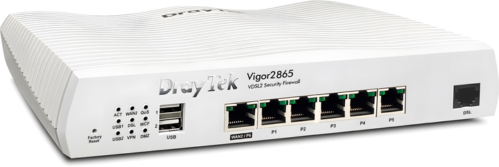 Маршрутизатор DrayTek Vigor 2865 Annex B White (v2865-B-DE-AT-CH) - зображення 3