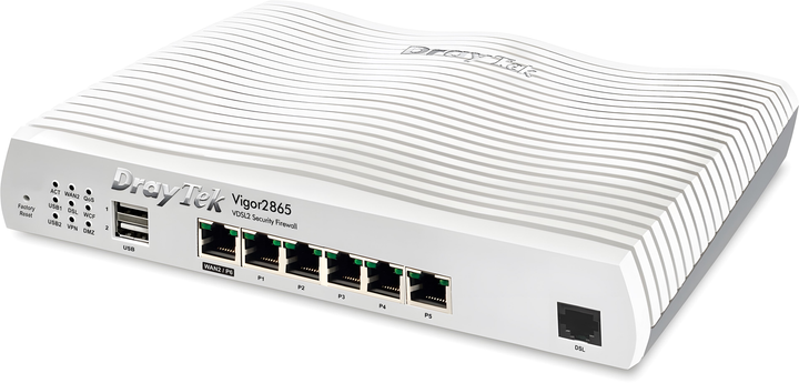 Маршрутизатор DrayTek Vigor 2865 Annex B White (v2865-B-DE-AT-CH) - зображення 6