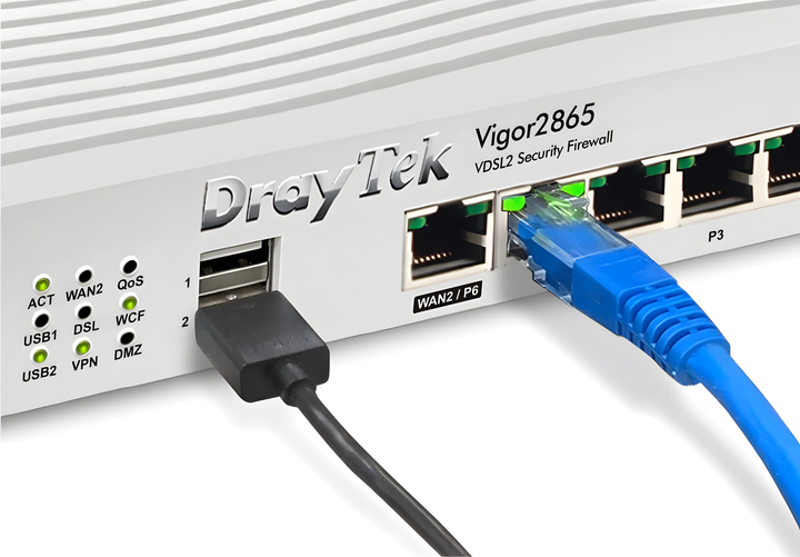 Маршрутизатор DrayTek Vigor 2865 Annex B White (v2865-B-DE-AT-CH) - зображення 7