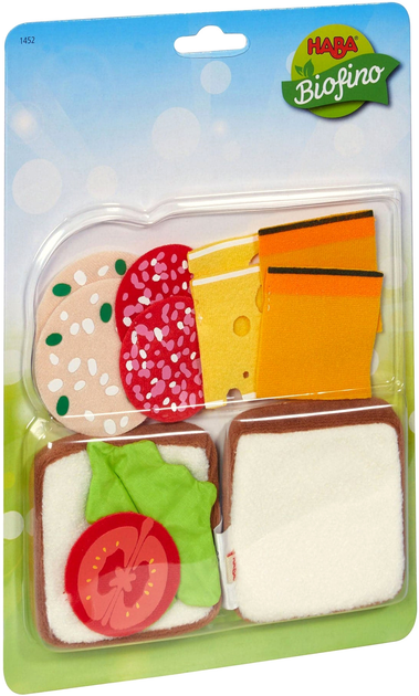 Maskotka Haba Biofino Soft Play Food Kanapka (4010168014524) - obraz 1