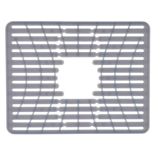 Mata do zlewu Oxo Good Grips Silikon szara 28 x 32 cm (00719812043821) - obraz 4