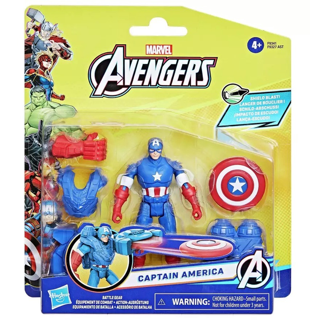 Zestaw zabawek Hasbro Captain America 10 cm (5010996197993) - obraz 1