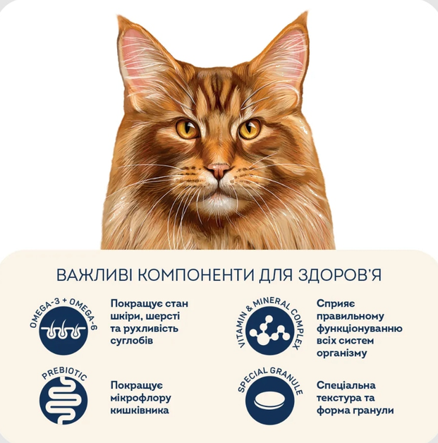 Сухий корм для кішок Home Food (Хоум Фуд) CAT ADULT «Телятина з лососем та в’яленими томатами» для стерилізованих котів великих порід, 10 кг - изображение 5