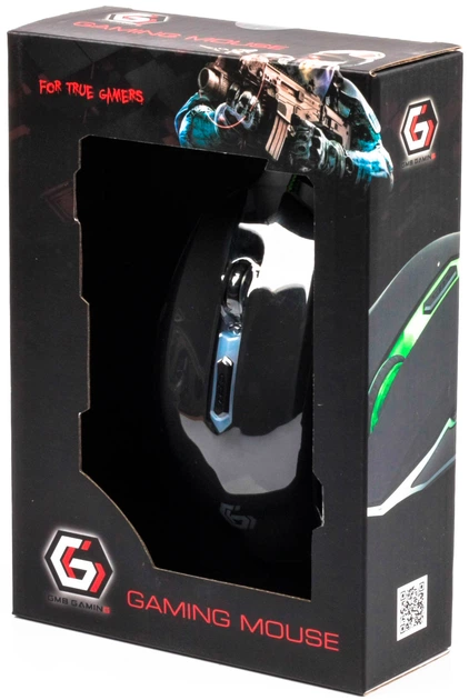Мышь Gembird MUSG-001-G USB Black/Green (MUSG-001-G) - Фото 5 Мышь Gembird MUSG-001-G USB Black/Green (MUSG-001-G) - изображение 5