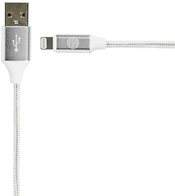 Кабель Our Pure Planet Lightning to USB-A - 1.2 м White (9360069000009) - зображення 2